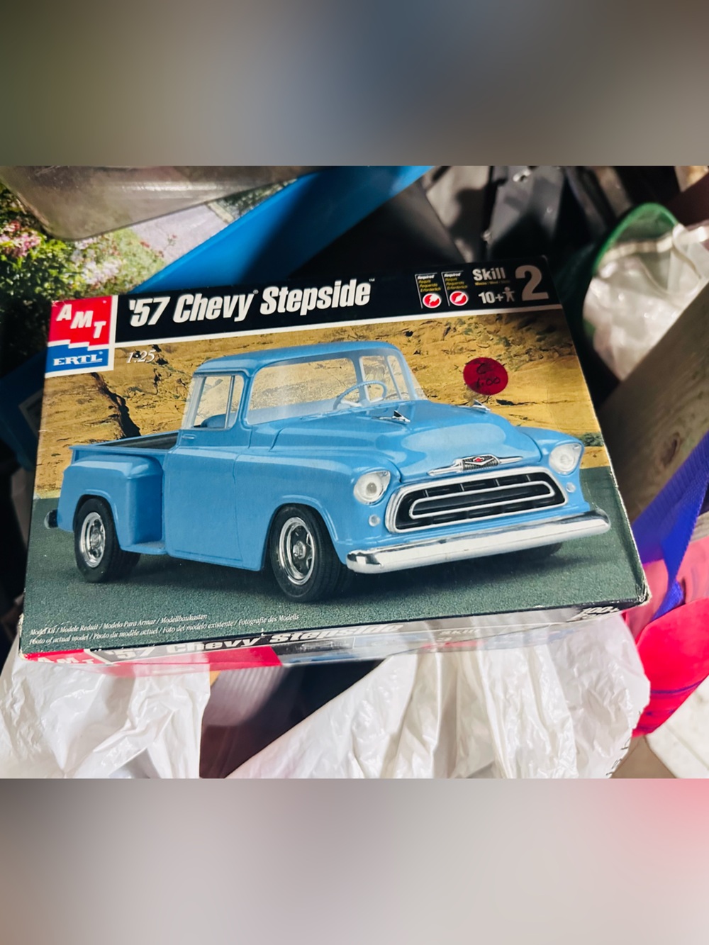 1:25 AMT Ertl 1957 Chevy Stepside Truck Model Kit #6309